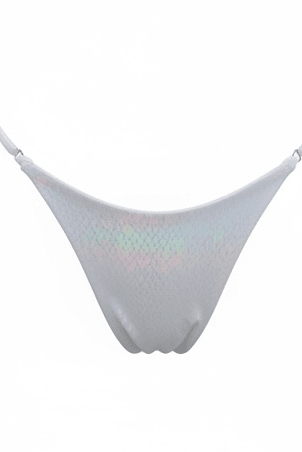 VIPER MINIMAL BOTTOM - WHITE - Berry Beachy Swimwear