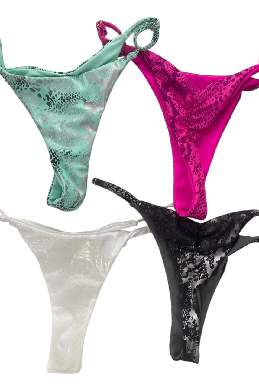 VIPER MINIMAL BOTTOM - WHITE - Berry Beachy Swimwear