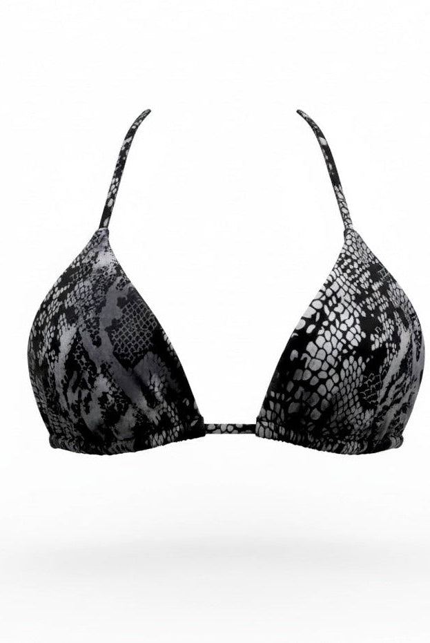 VIPER TRIANGLE TOP - BLACK - Berry Beachy Swimwear