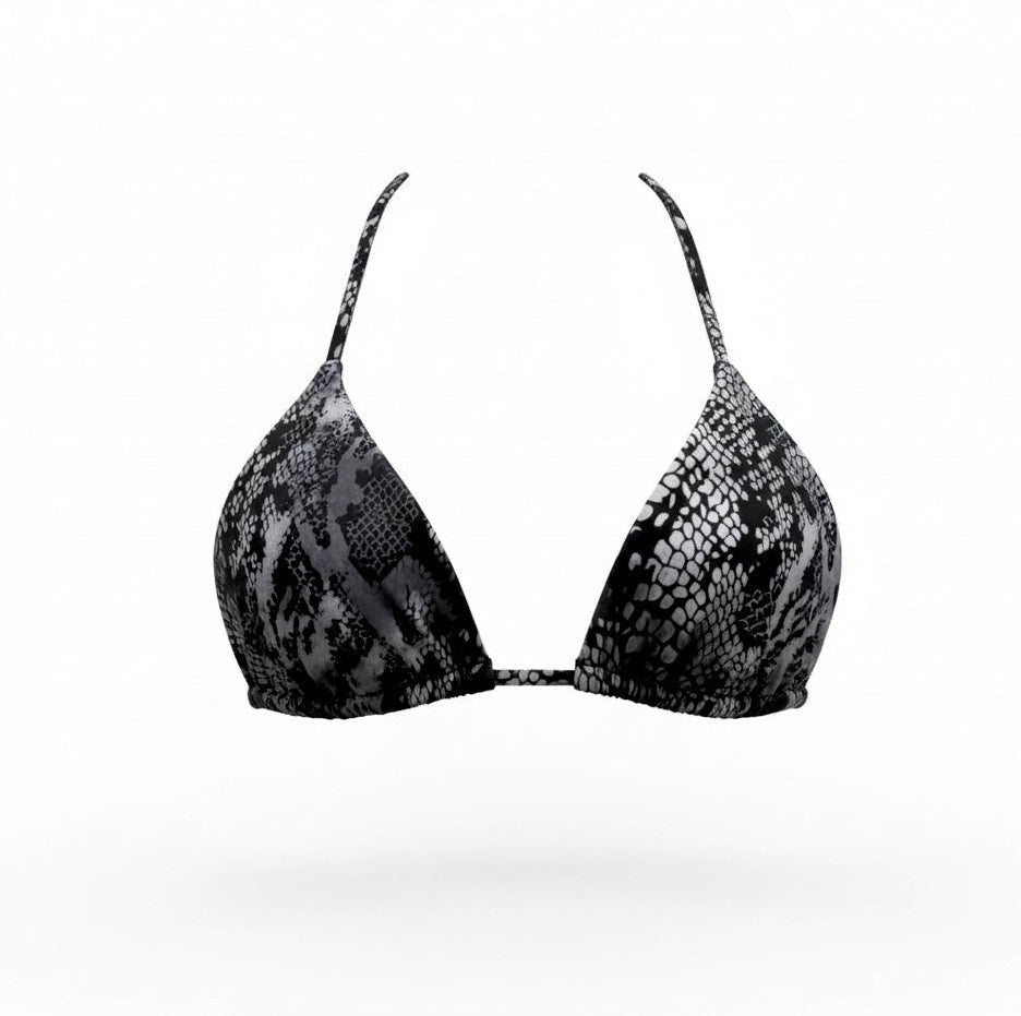 VIPER TRIANGLE TOP - BLACK - Berry Beachy Swimwear