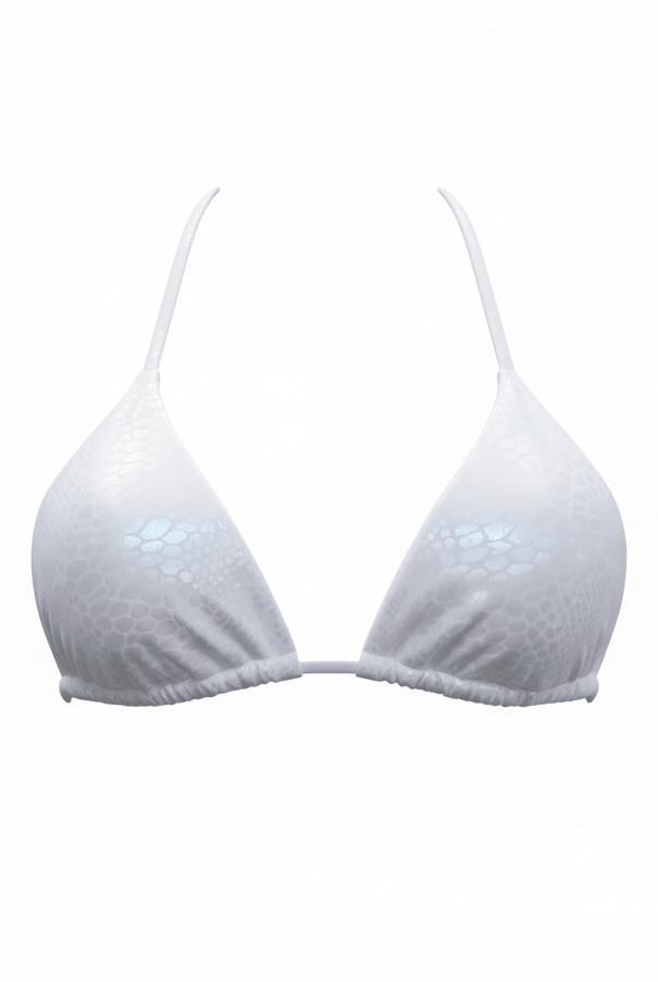 VIPER TRIANGLE TOP - WHITE - Berry Beachy Swimwear