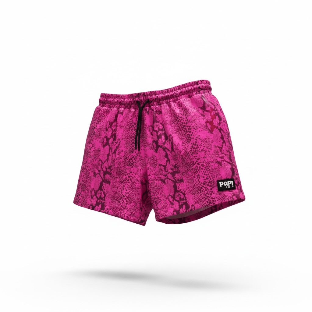 VIPER TRUNKS 5.5" & 7.5" STRETCH - PINK - Berry Beachy Swimwear