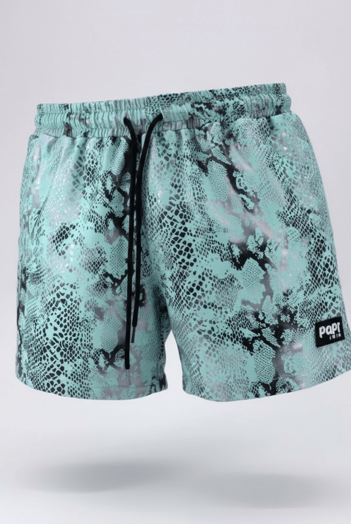 VIPER TRUNKS 5.5" & 7.5" STRETCH - TEAL - Berry Beachy Swimwear
