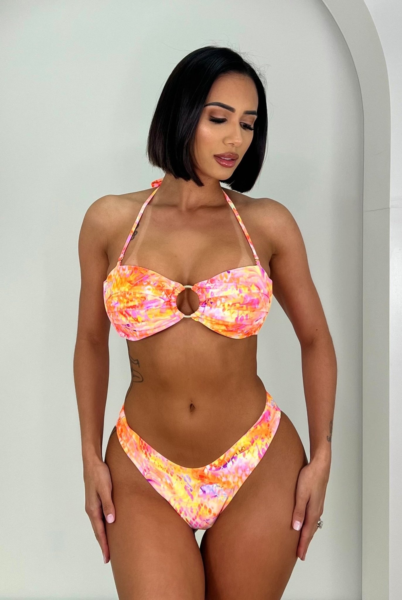 WANDERER MODERATE CHEEKY BOTTOM - Berry Beachy Swimwear