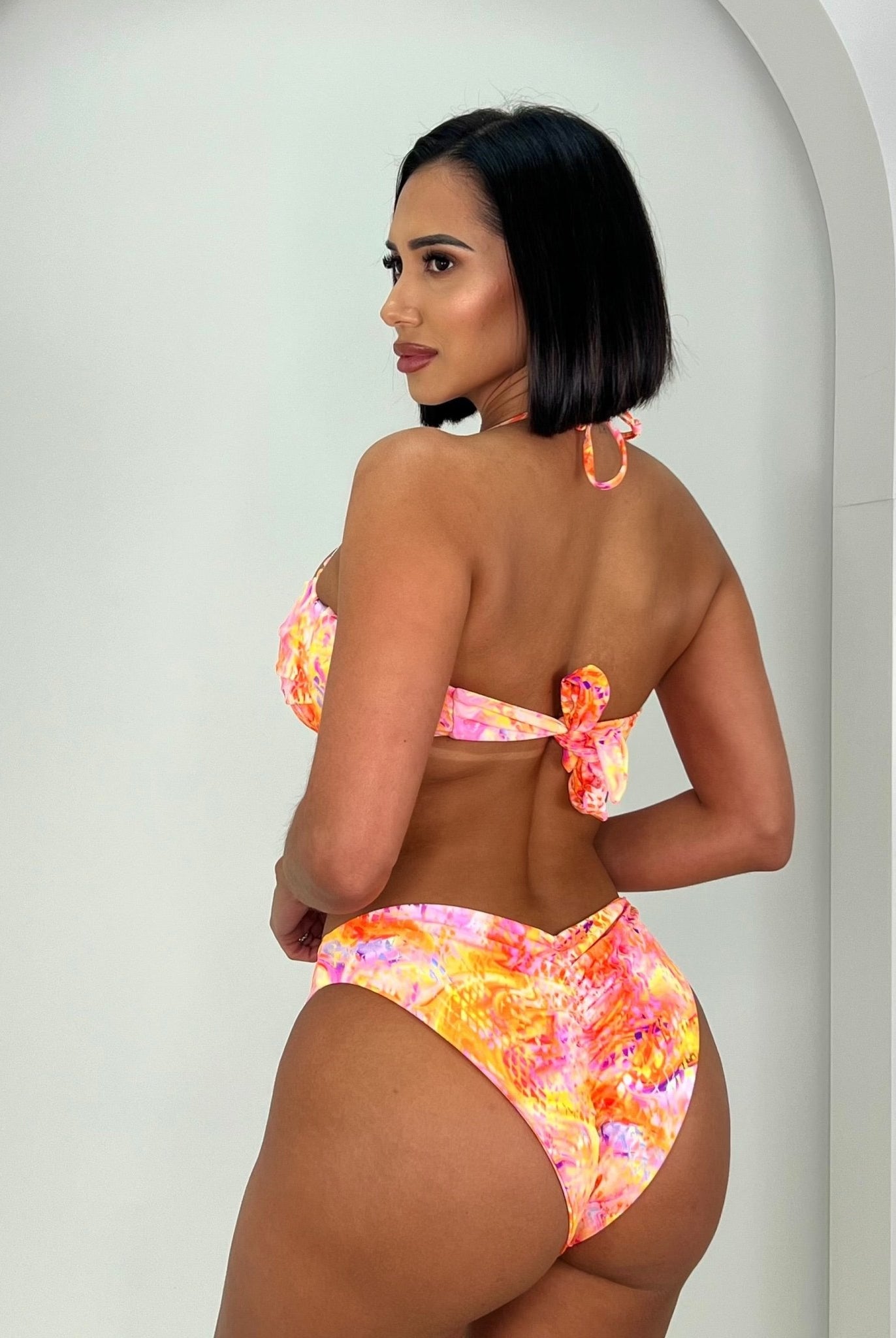 WANDERER MODERATE CHEEKY BOTTOM - Berry Beachy Swimwear