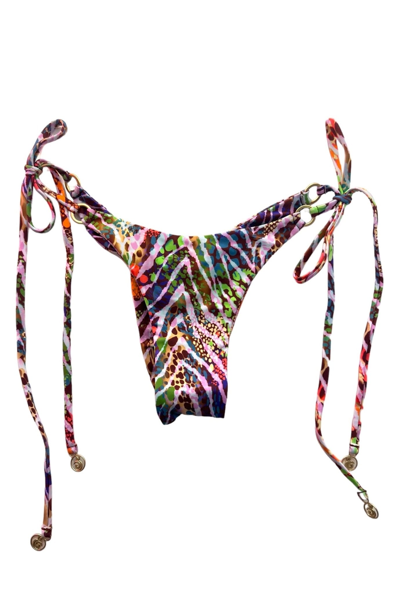 ZANZIBAR CHEEKY SCRUNCH BOTTOM - Berry Beachy Swimwear