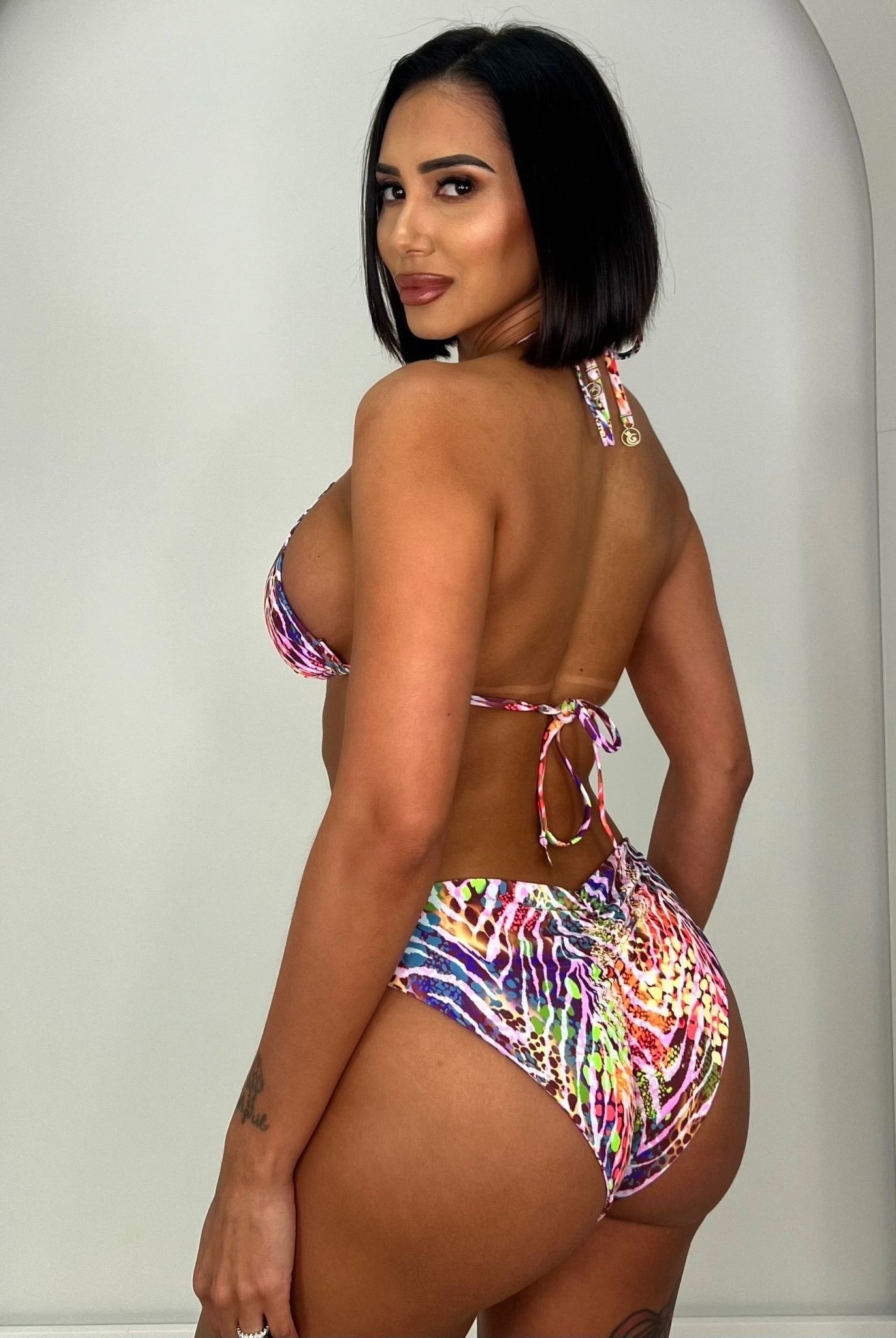 ZANZIBAR MODERATE CHEEKY BOTTOM - Berry Beachy Swimwear