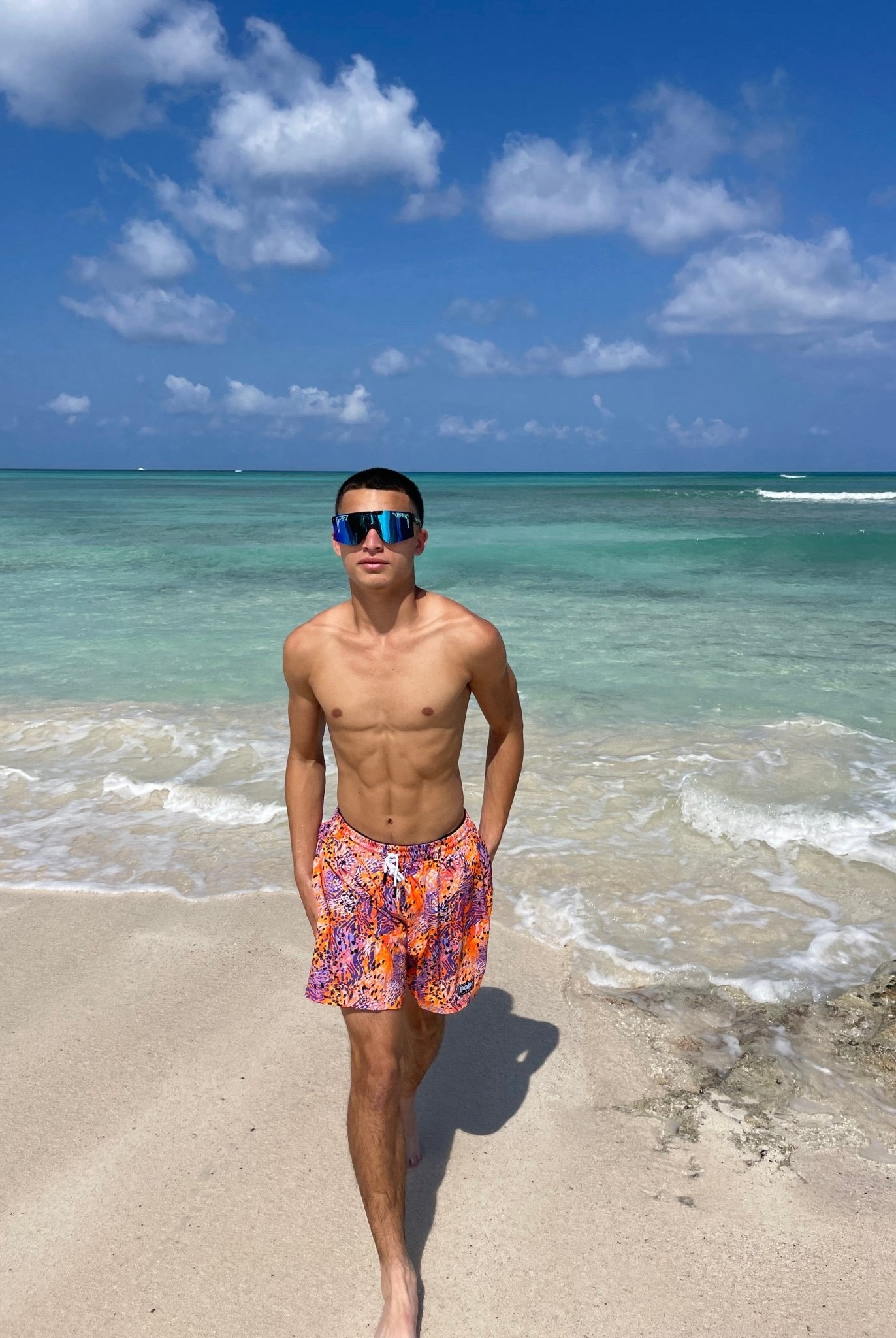ZIGGY TRUNKS 5.5" & 7.5" STRETCH - Berry Beachy Swimwear