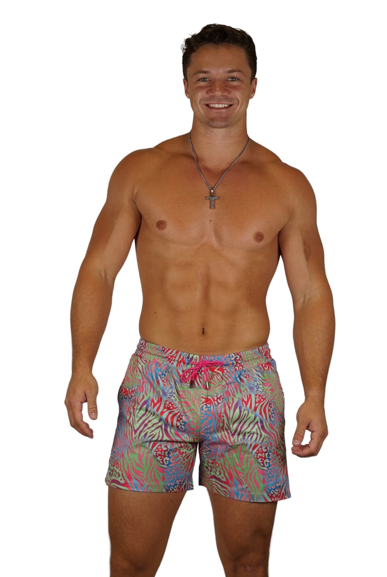 ZOOTOPIA MEN TRUNKS 5.5" & 7.5" STRETCH - Berry Beachy Swimwear