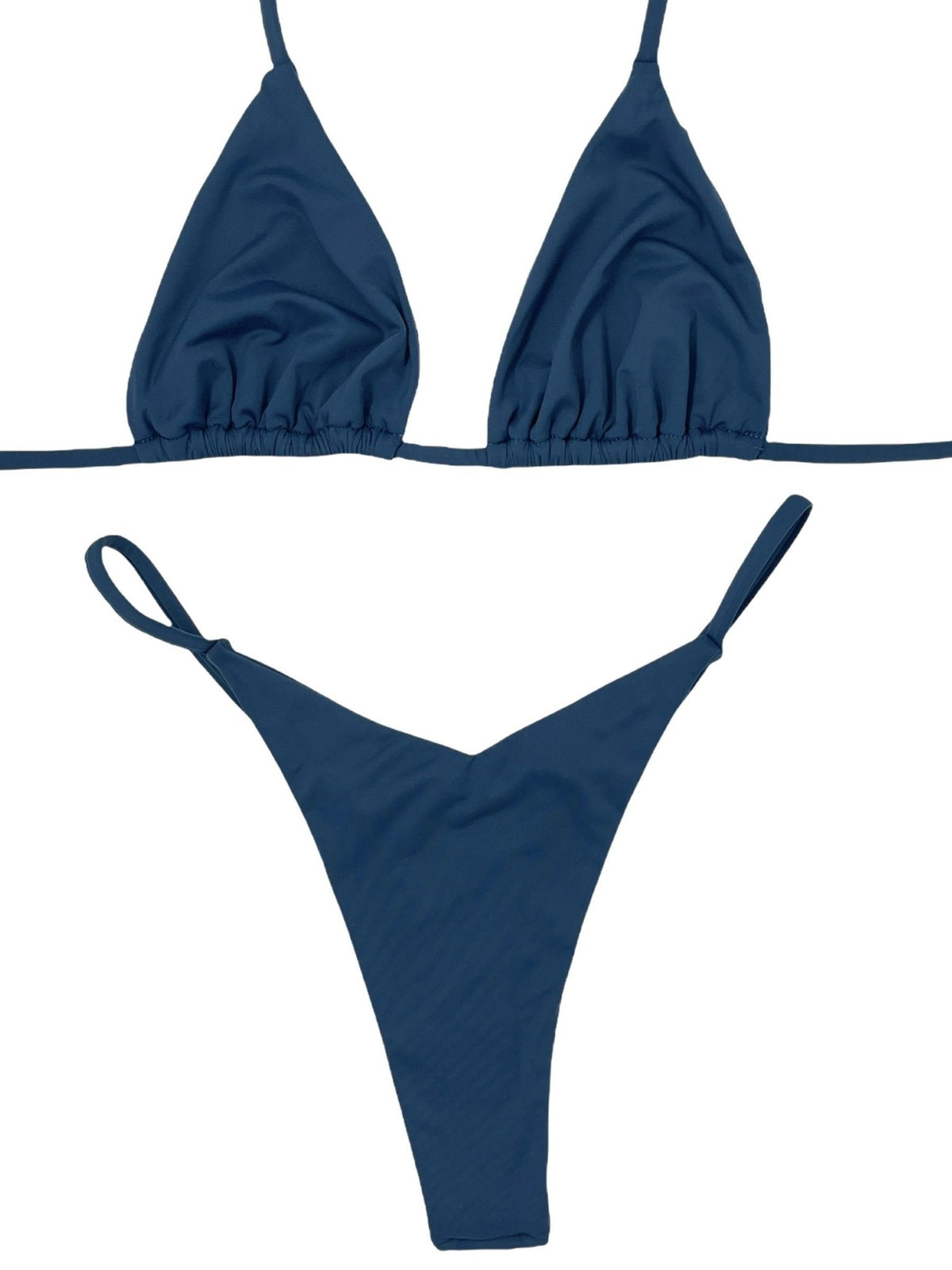 HARVEST V THONG BOTTOM- PEACOCK - Berry Beachy Swimwear
