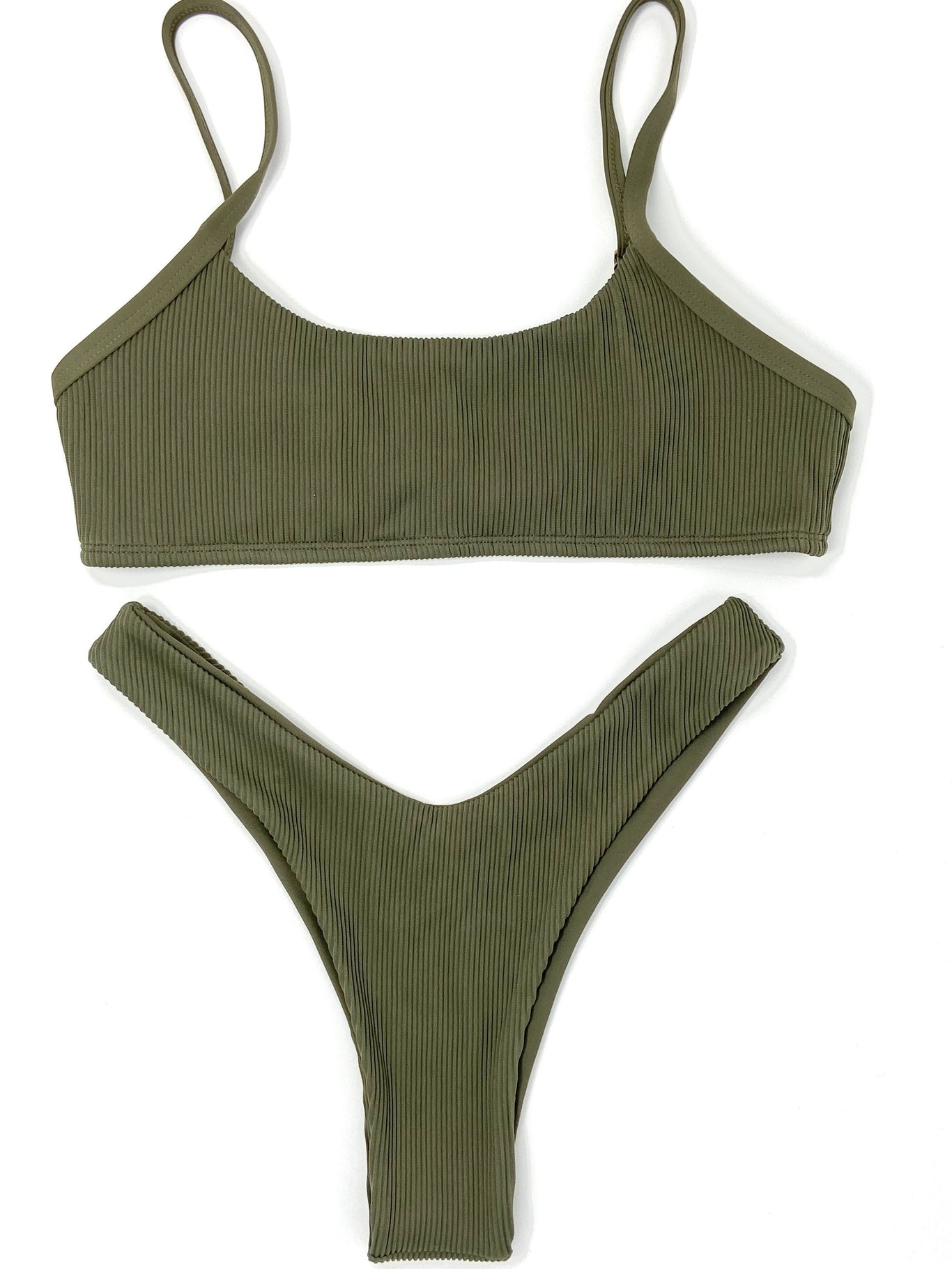 ARISTA CROP TOP - OLIVE
