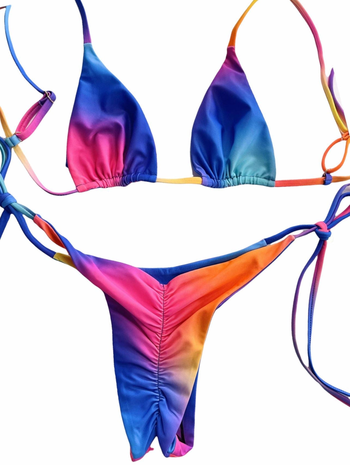 KANDI BRITE CHEEKY SCRUNCH BOTTOM - Berry Beachy Swimwear