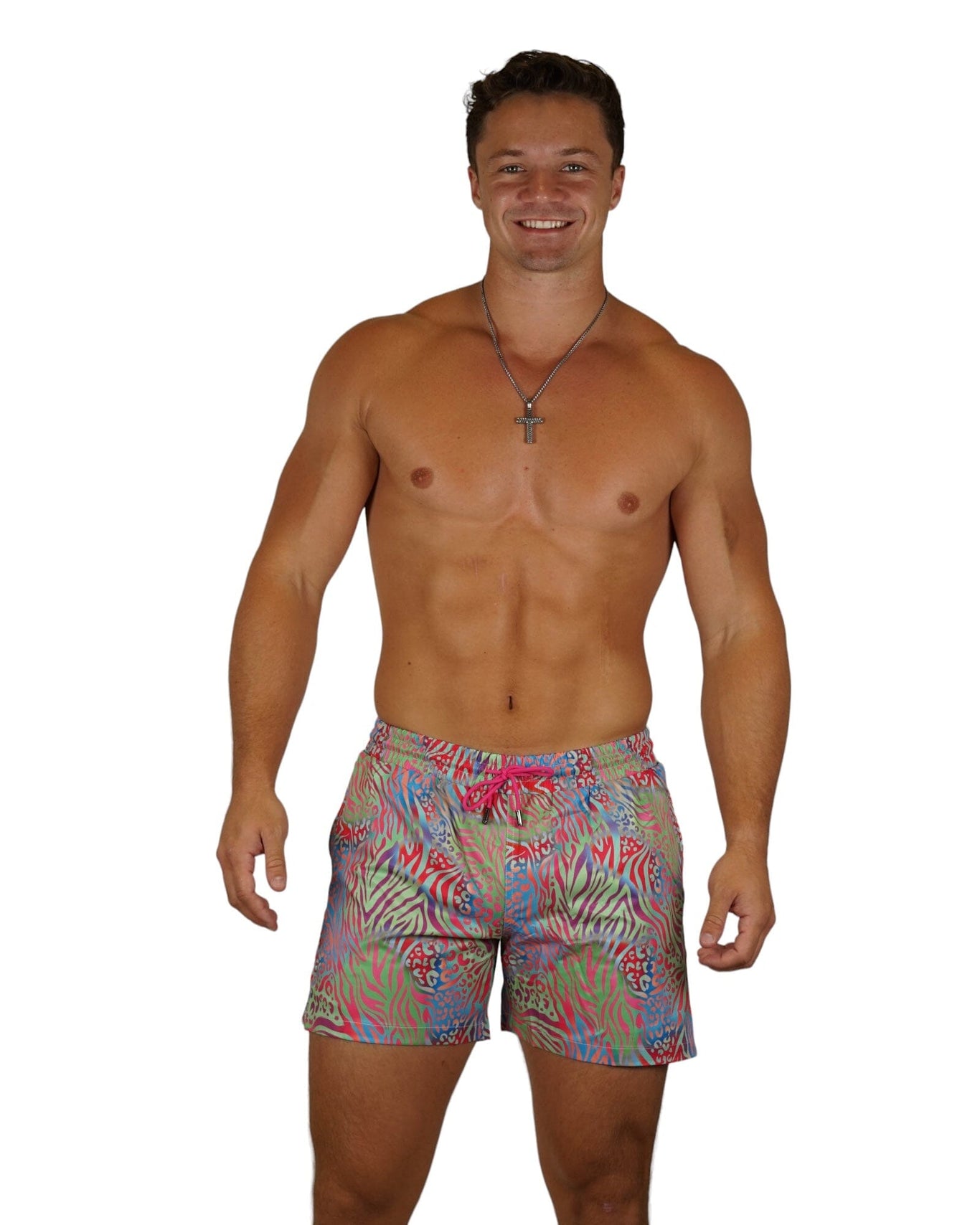 ZOOTOPIA MEN TRUNKS 5.5" & 7.5" STRETCH - Berry Beachy Swimwear