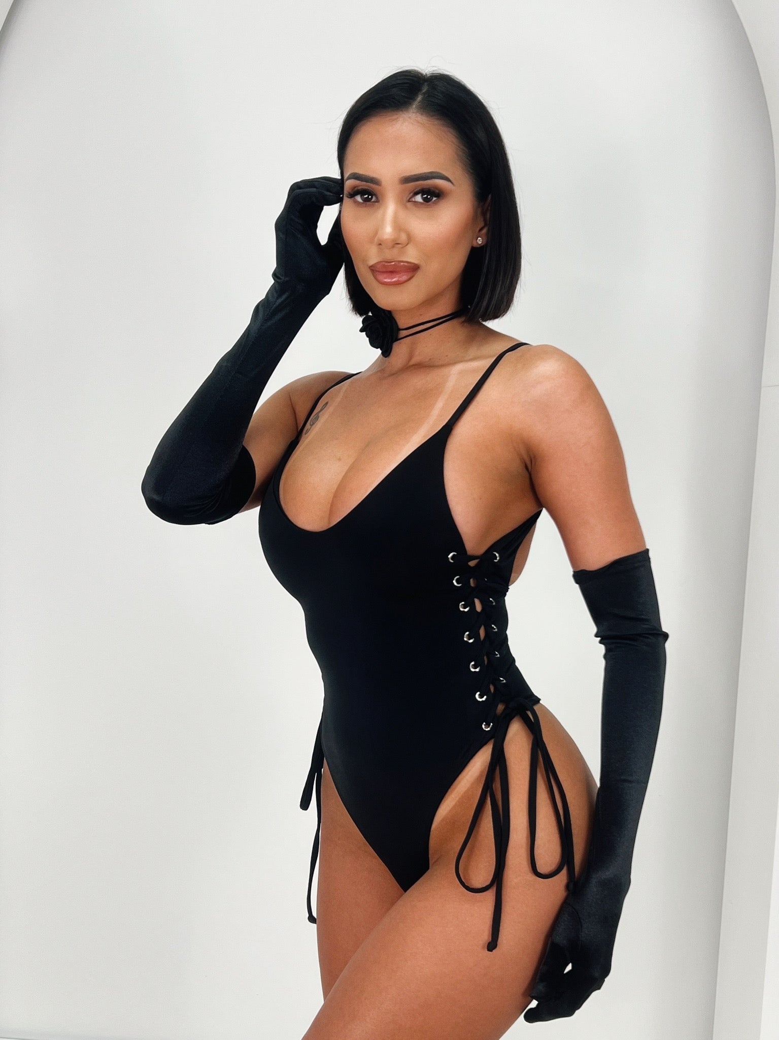ADELE ONE PIECE- BLACK – Berry Beachy Swimwear