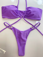 ADELE WRAP AROUND RING TOP - VIOLET - Berry Beachy Swimwear