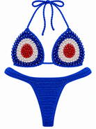 AMERICANA CROCHET BIKINI SET - Berry Beachy Swimwear