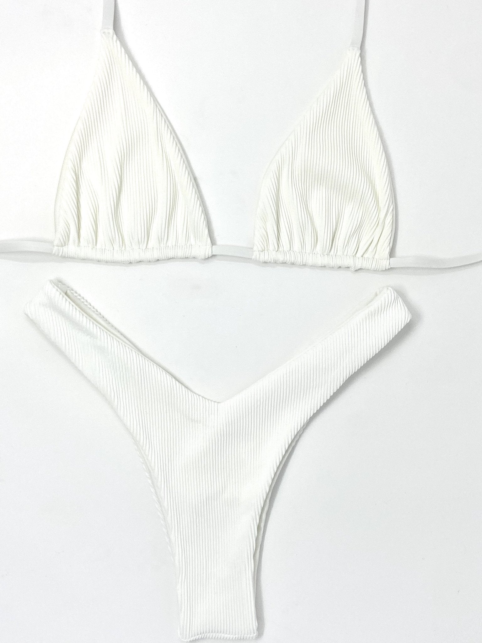 ARISTA TRIANGLE TOP - IVORY - Berry Beachy Swimwear