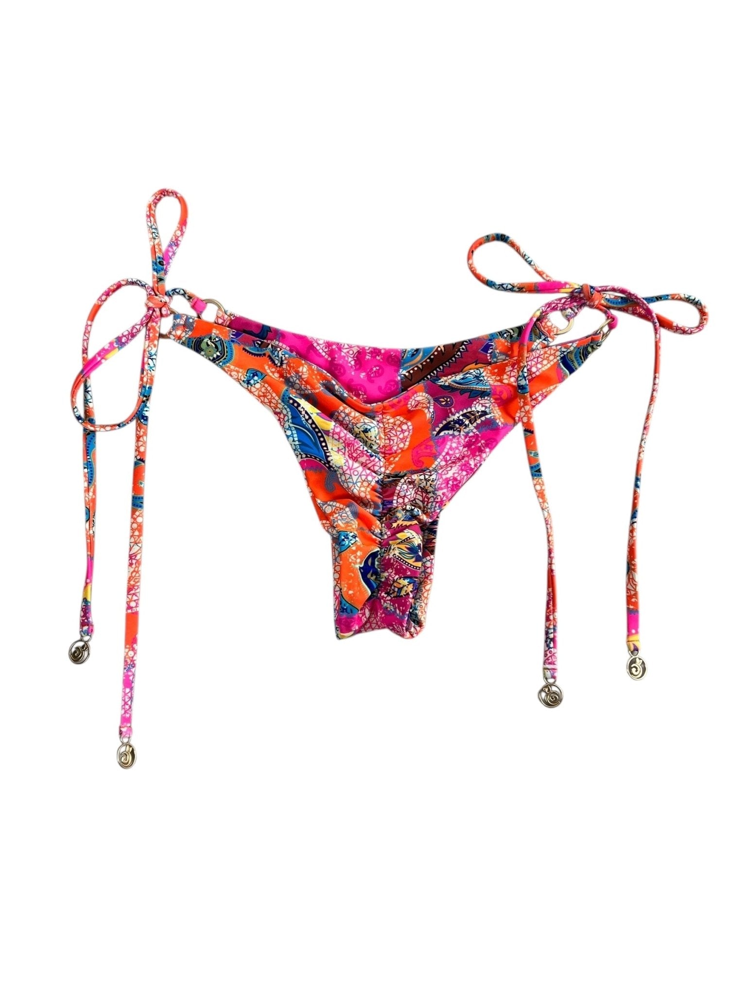 BANDANA BAY CHEEKY SCRUNCH BOTTOM - Berry Beachy Swimwear