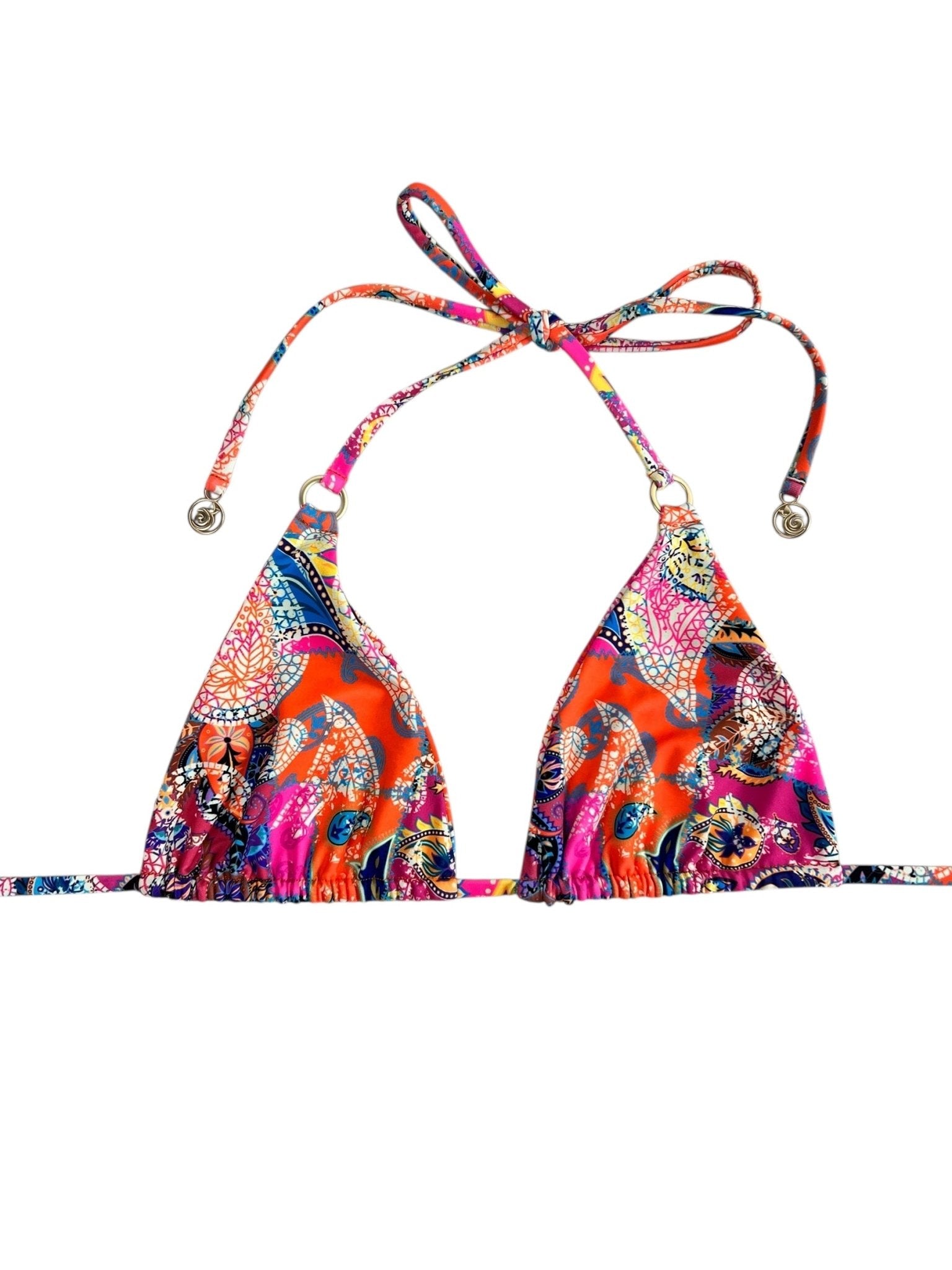 BANDANA BAY TRIANGLE TOP - Berry Beachy Swimwear