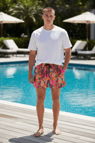 BANDANA BAY TRUNKS 5.5" & 7.5" STRETCH - Berry Beachy Swimwear