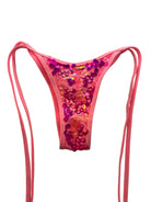 BEACHELLA CHEEKY SCRUNCH BOTTOM - PINK SEQUIN - Berry Beachy Swimwear