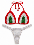 BELLA ITALIA CROCHET BIKINI SET - Berry Beachy Swimwear