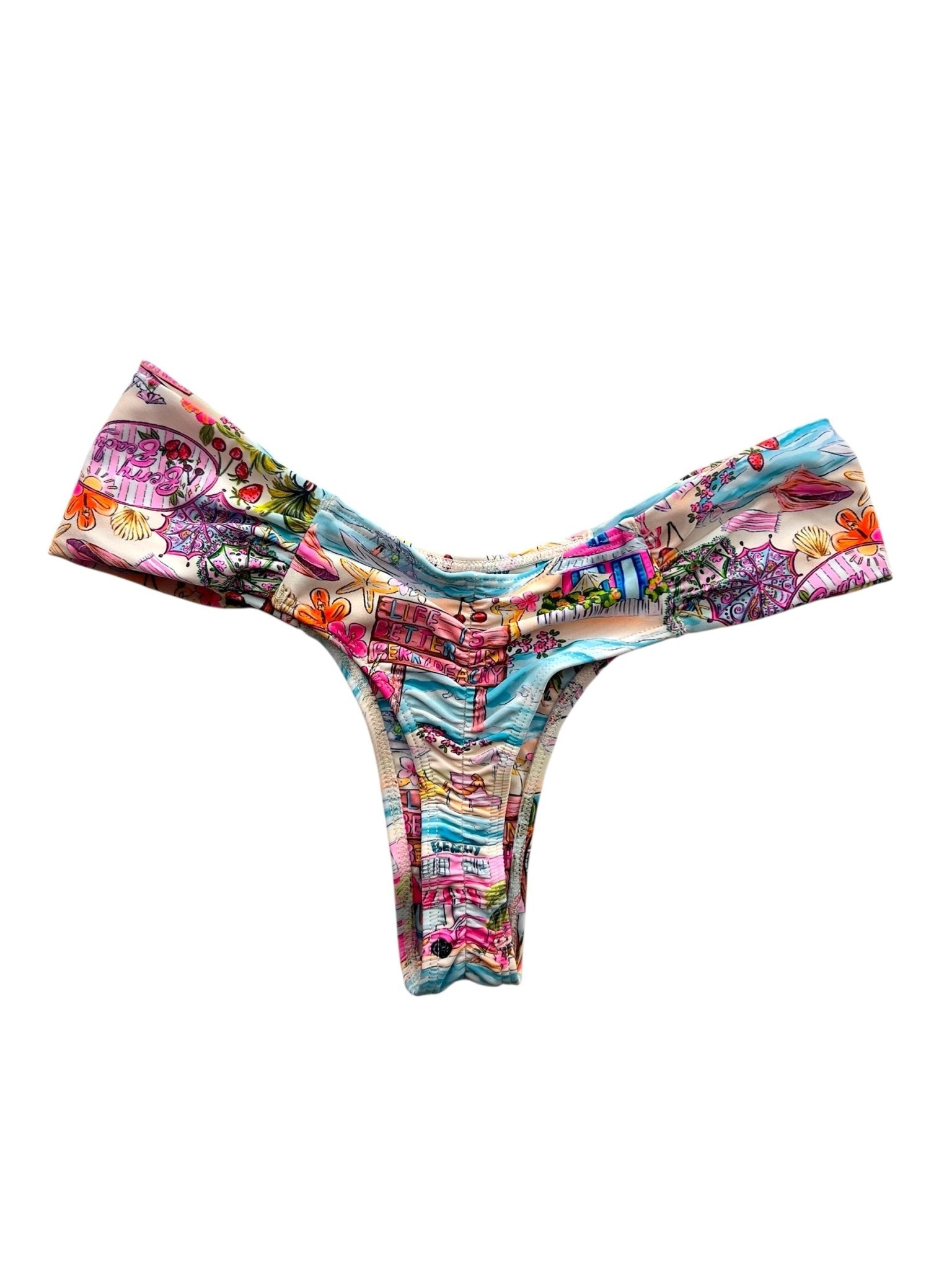 BERRY BEACHY RUCHED BOTTOM - Berry Beachy Swimwear