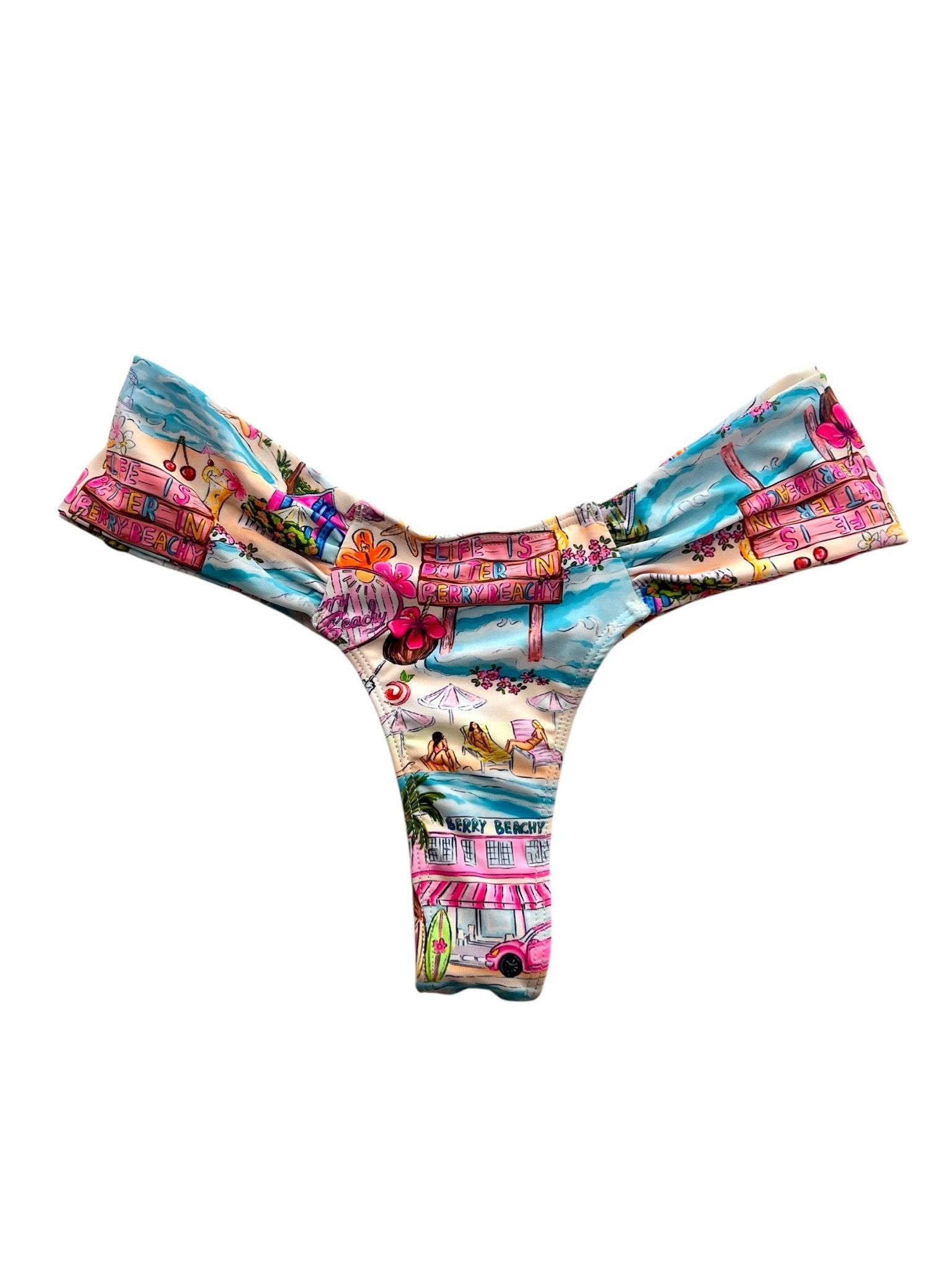 BERRY BEACHY RUCHED BOTTOM - Berry Beachy Swimwear