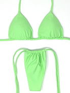 BERRY ITTY SLIDE BOTTOM - LIGHT GREEN - Berry Beachy Swimwear