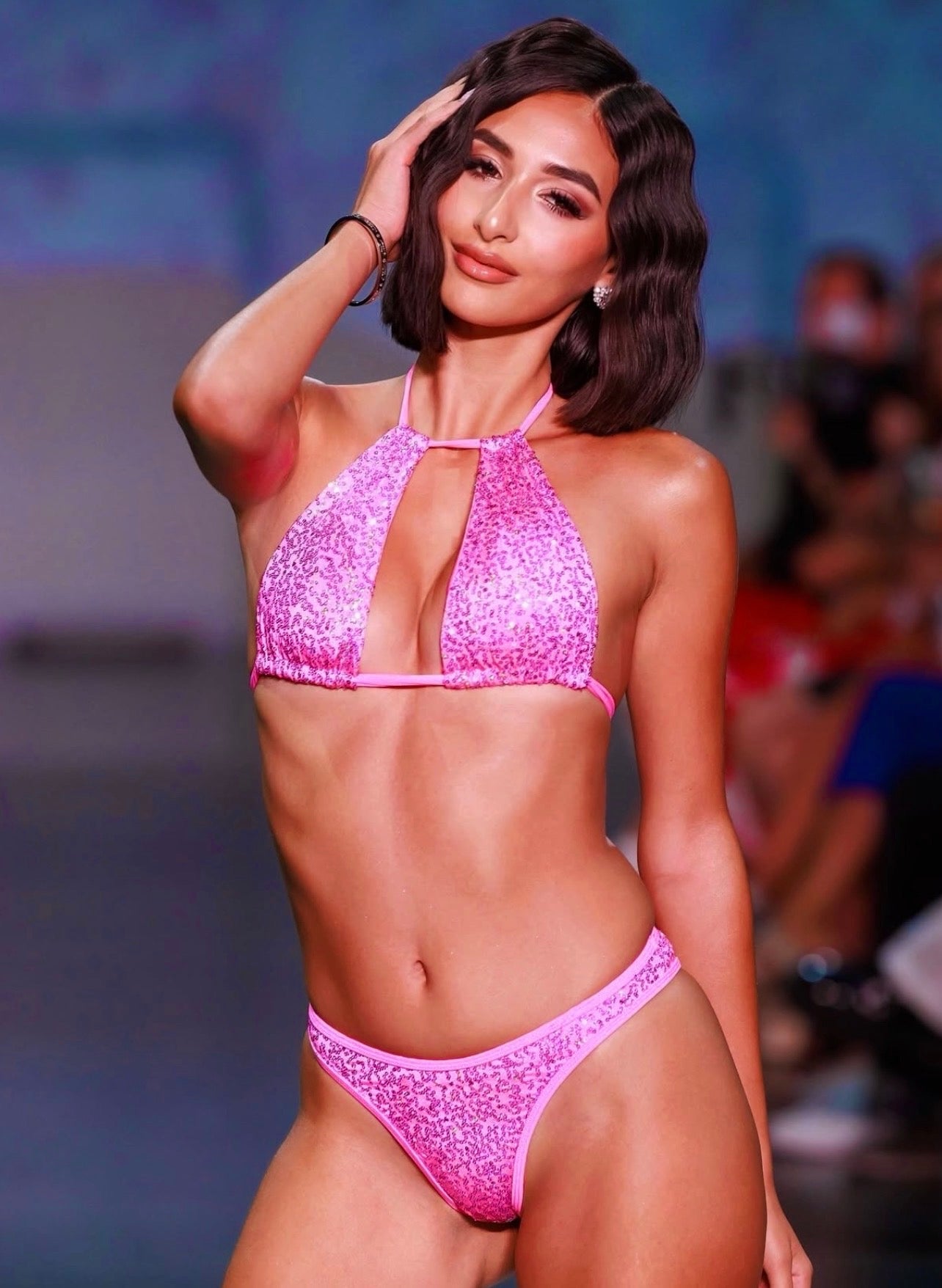 BLADE CHEEKY BOTTOM-PINK - Berry Beachy Swimwear