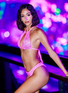BLADE TOP -PINK - Berry Beachy Swimwear
