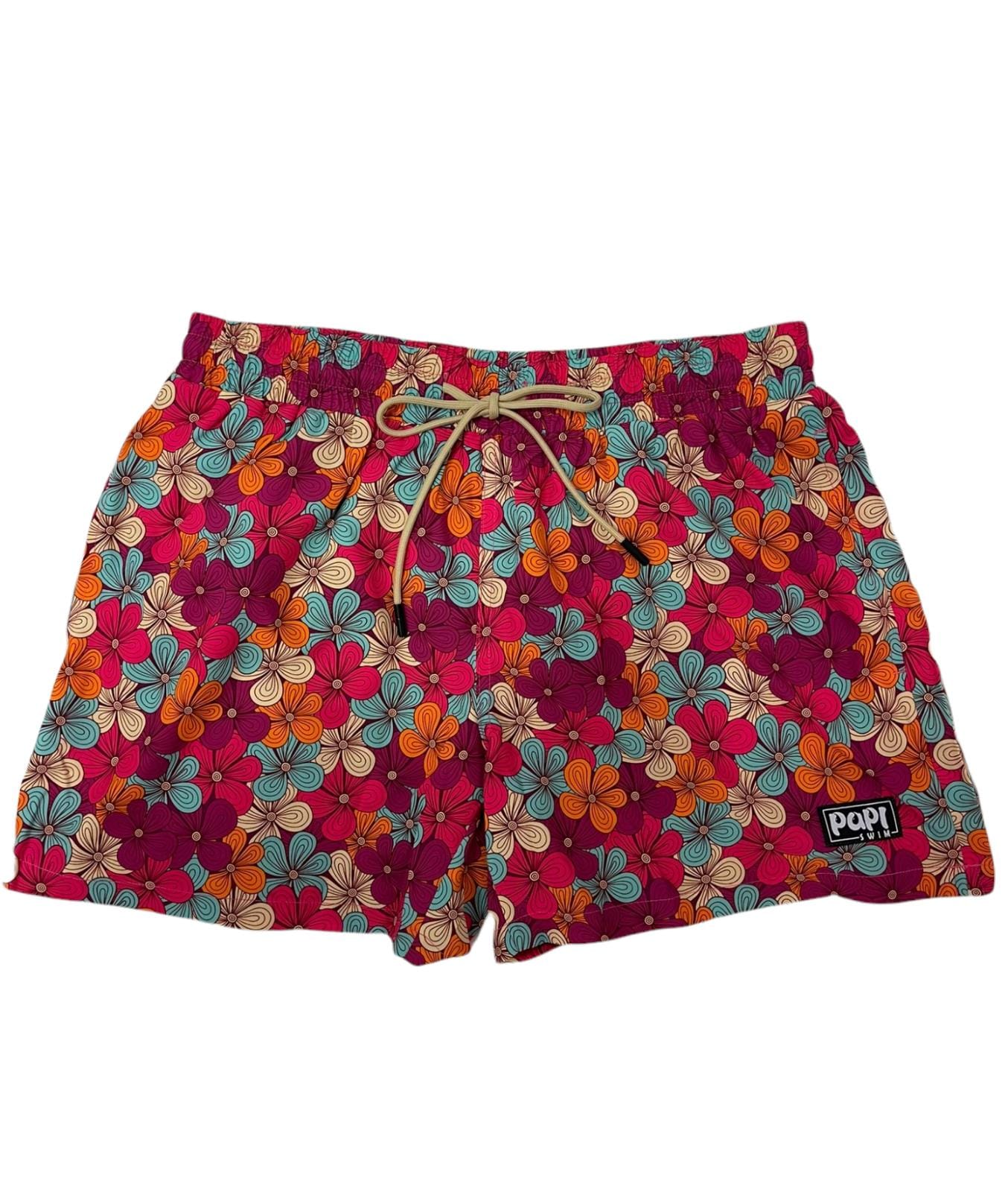 BLOSSOM MEN TRUNKS 5.5" & 7.5" STRETCH - Berry Beachy Swimwear