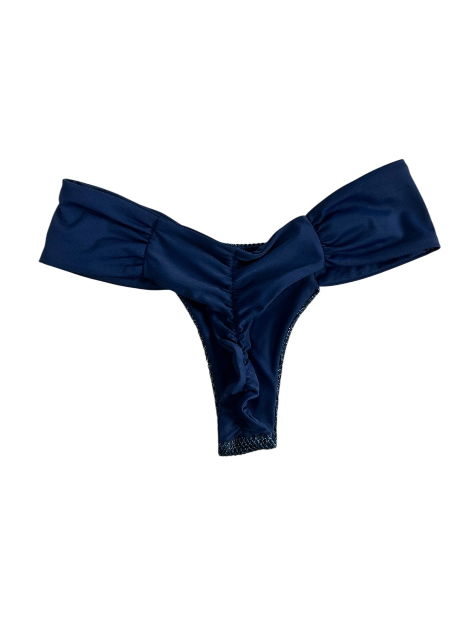 BLUE RODEO RUCHED BOTTOM - NAVY BLUE - Berry Beachy Swimwear