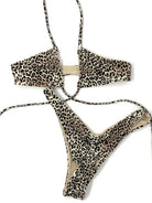 CHEETARA WRAP TOP - BROWN CHEETAH - Berry Beachy Swimwear