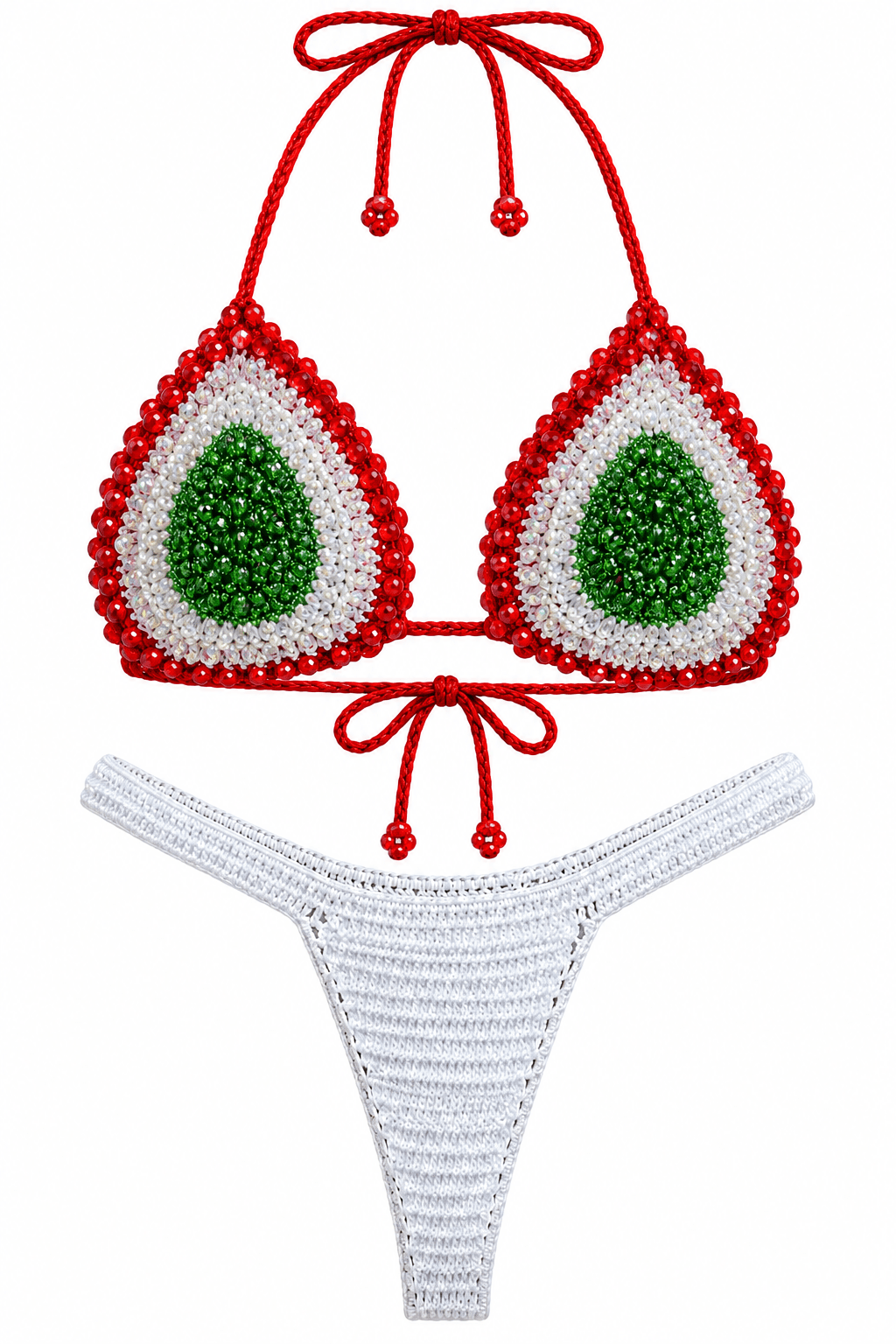 CIAO BELLA CROCHET BIKINI SET - Berry Beachy Swimwear
