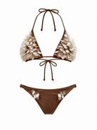 CONCHA DE NACAR SET- ARENA DORADA - Berry Beachy Swimwear