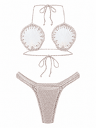 CONCHA DE PERLA SET- CHAMPAGNE - Berry Beachy Swimwear