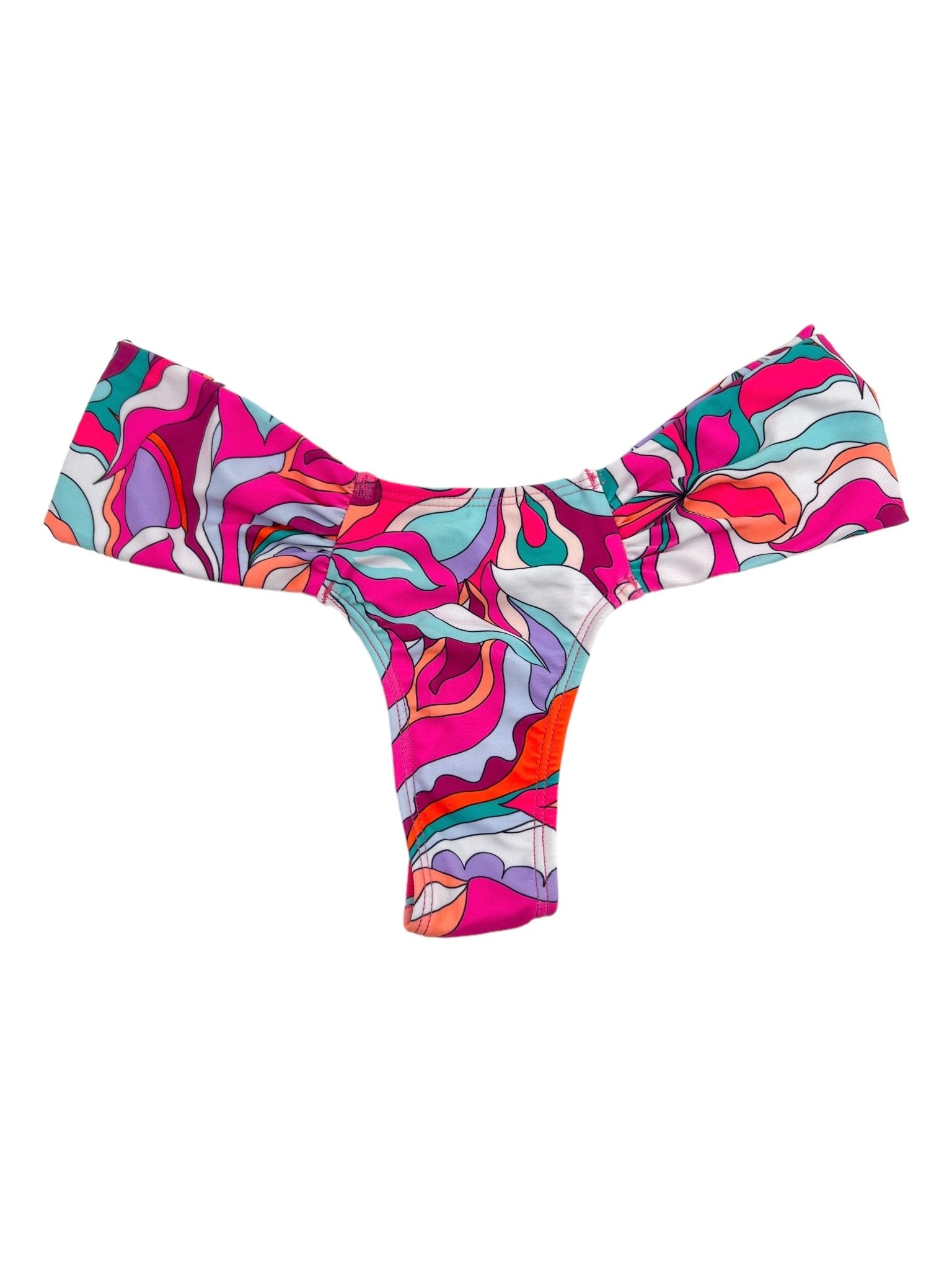 COSMO RUCHED BOTTOM - Berry Beachy Swimwear