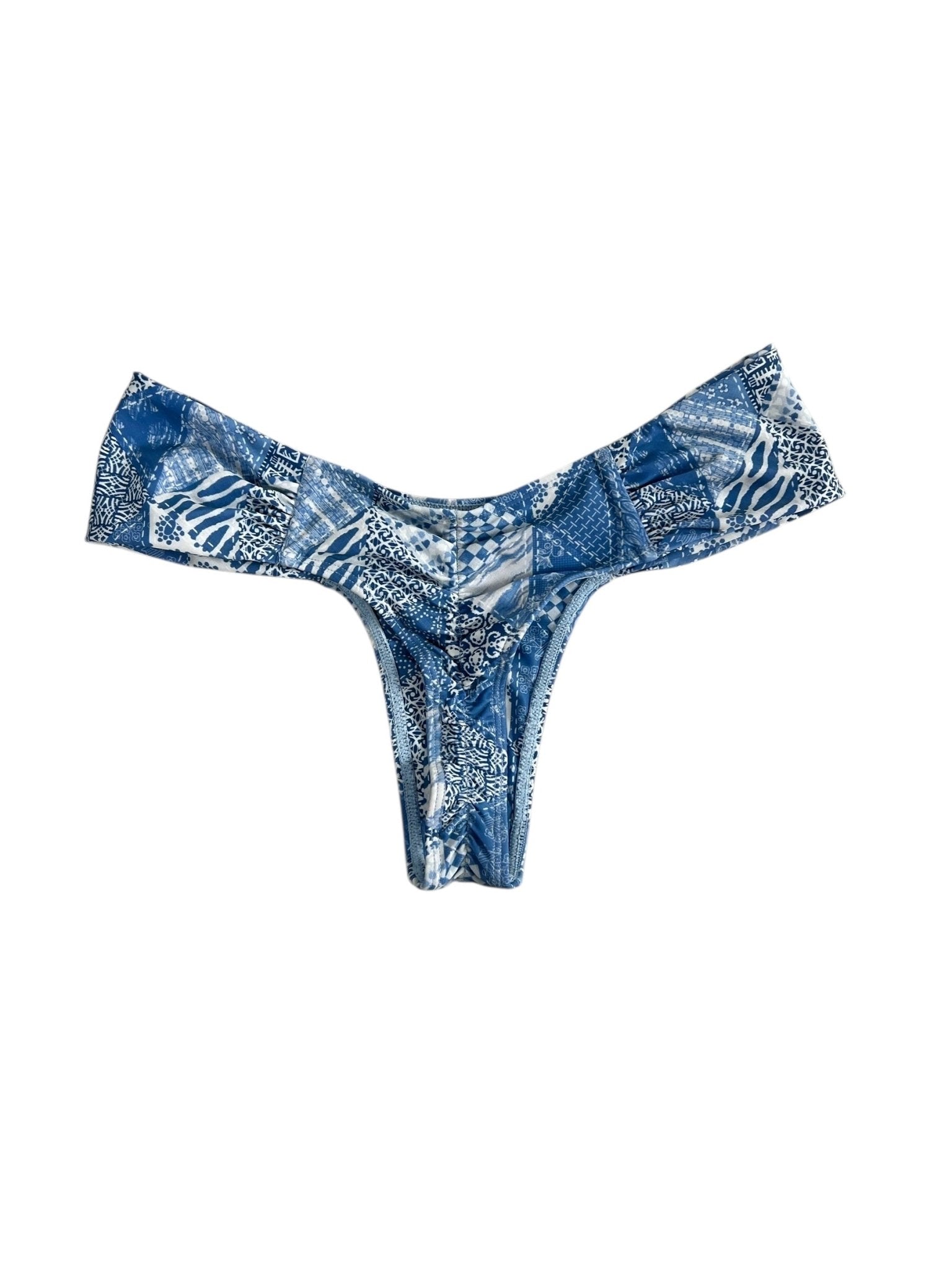 DENIM DAZE RUCHED BOTTOM - Berry Beachy Swimwear