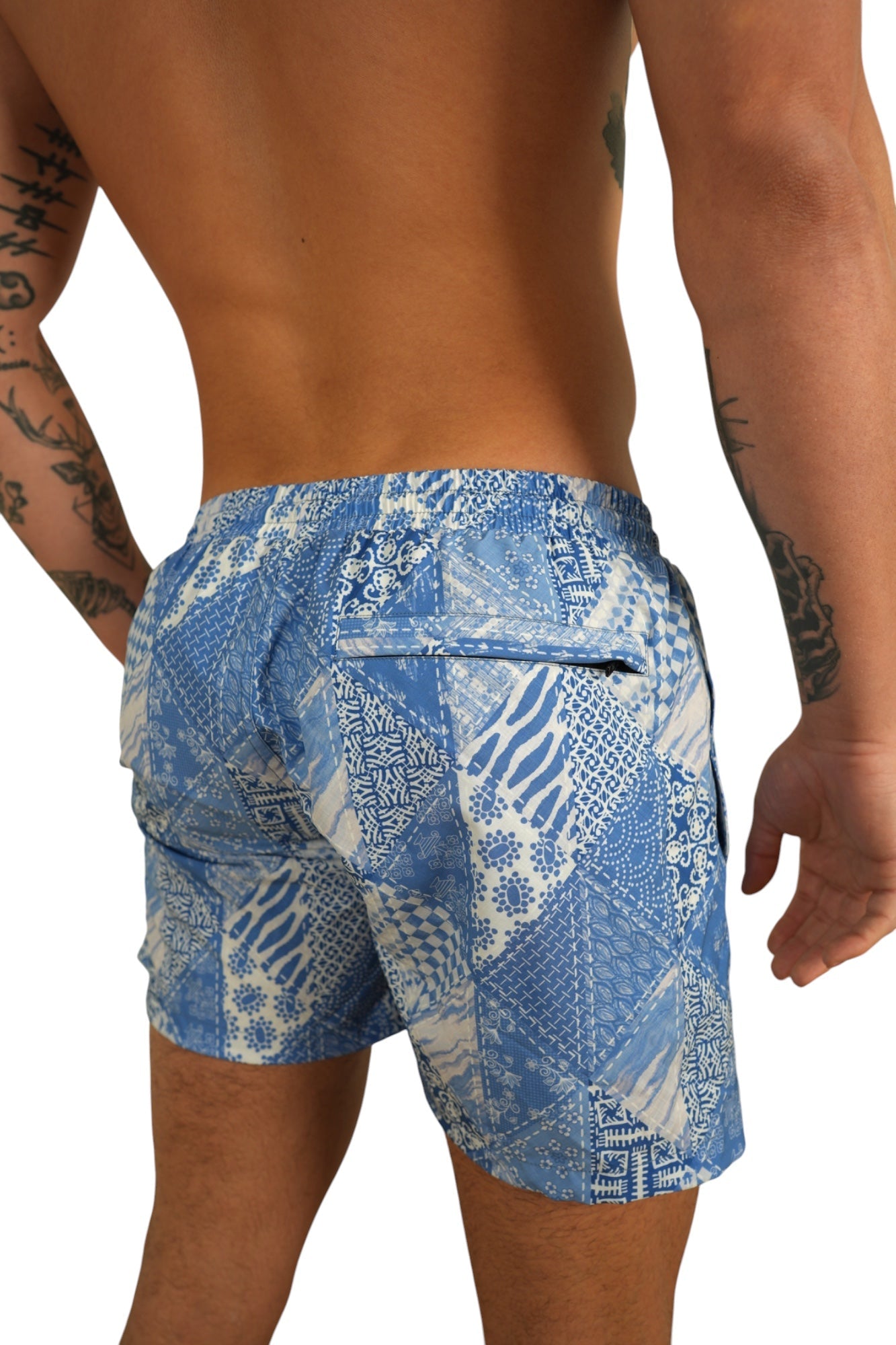 DENIM DAZE TRUNKS 5.5" & 7.5" STRETCH - Berry Beachy Swimwear