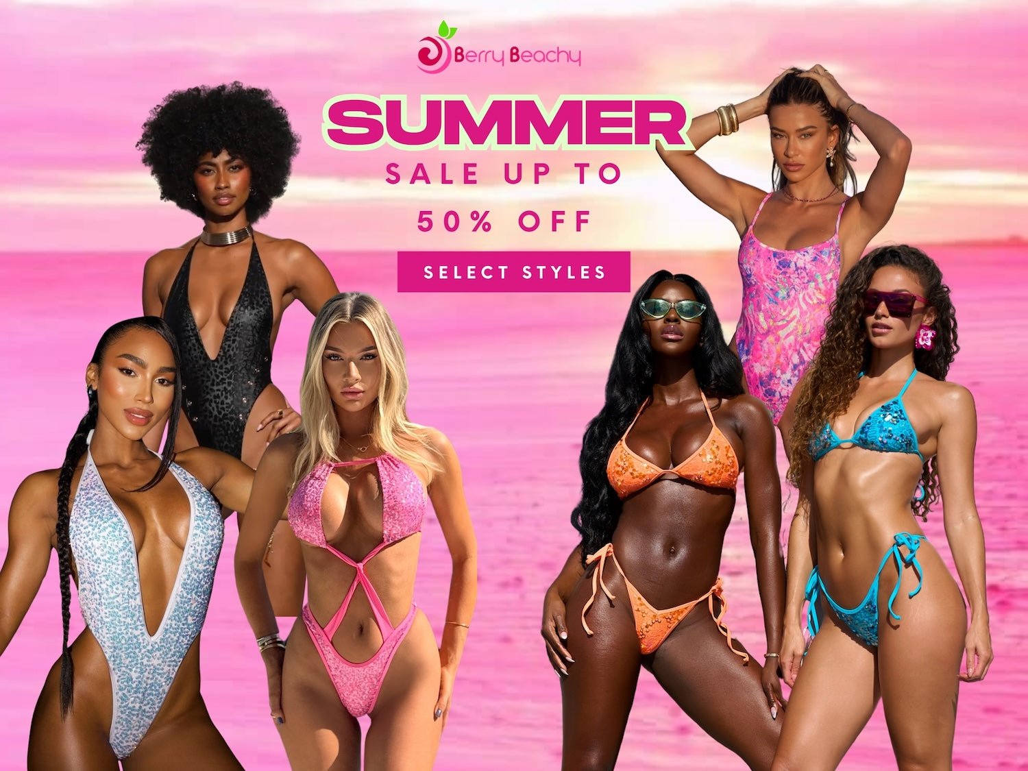 DENIM DAZE V CUT LINED THONG BOTTOM - Berry Beachy Swimwear