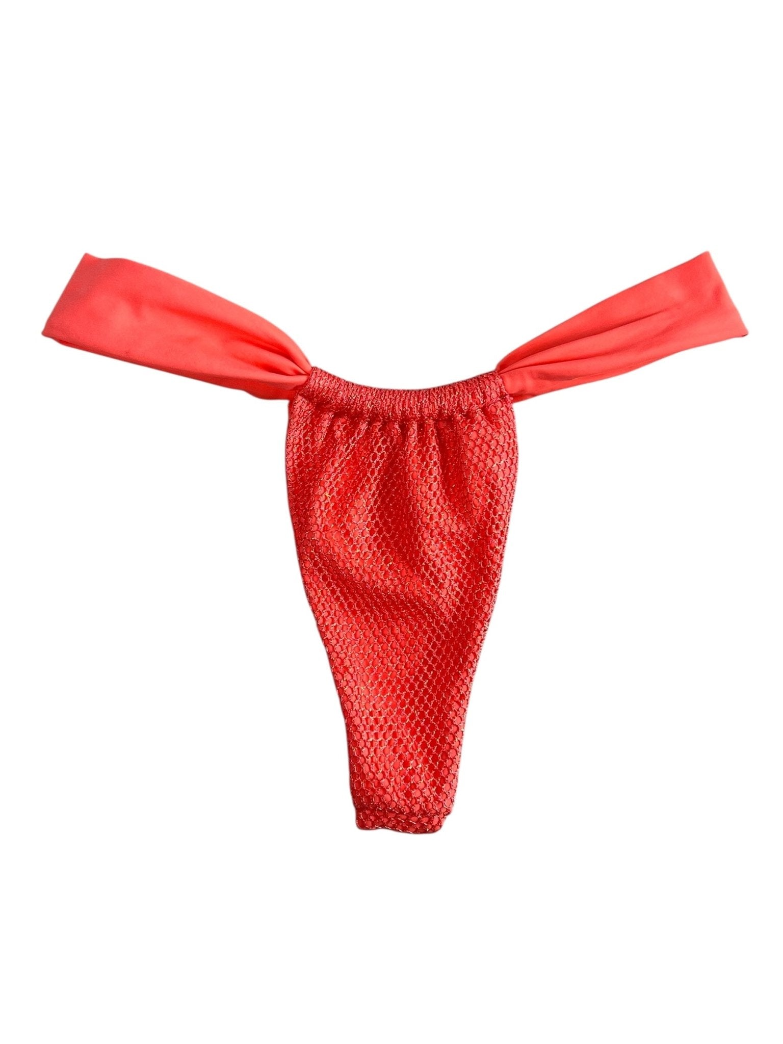 DESERT ROSE VINTAGE SLIDE BOTTOM - CORAL - Berry Beachy Swimwear