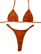 DIPPED SEAMLESS THONG BOTTOM - GINGER - Berry Beachy Swimwear