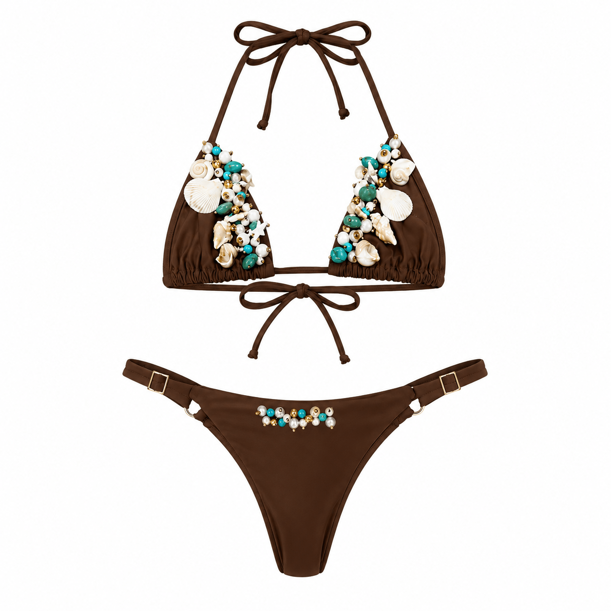 ESTRELLA DE SIRENA SET- ARENA DORADA - Berry Beachy Swimwear