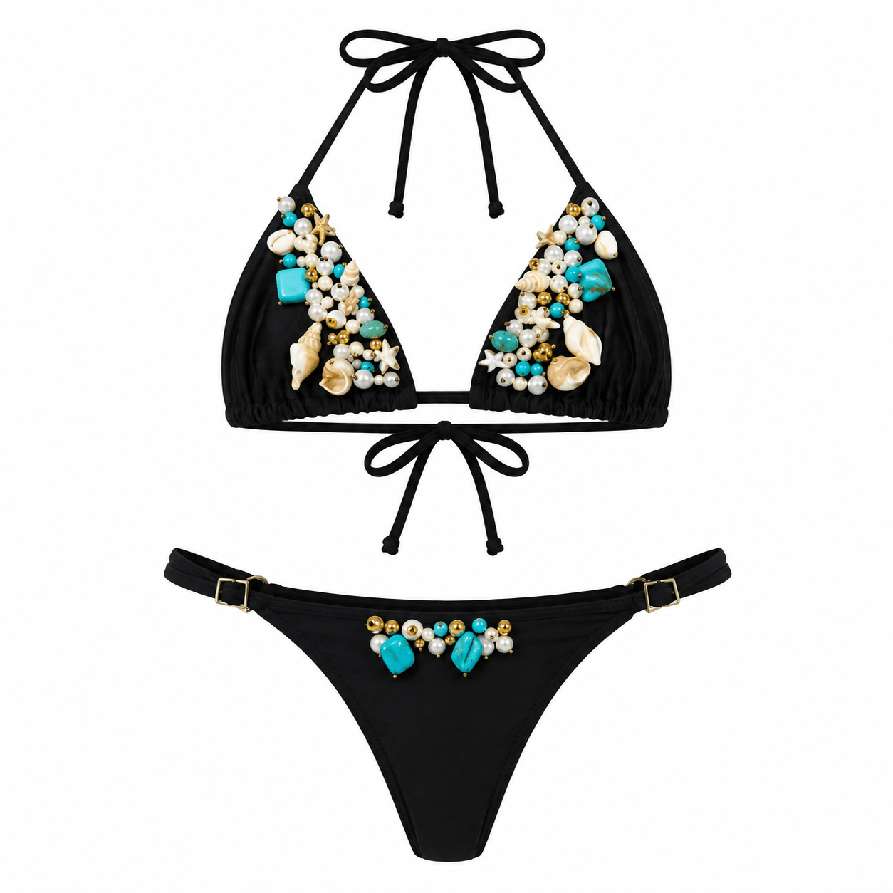 ESTRELLA DE SIRENA SET-MAREA NEGRA - Berry Beachy Swimwear