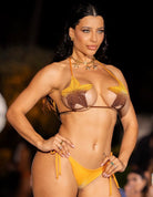 ESTRELLA DEL MAR TOP- ARENA DORADA - Berry Beachy Swimwear