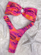 EUPHORIA BANDEAU TOP - Berry Beachy Swimwear