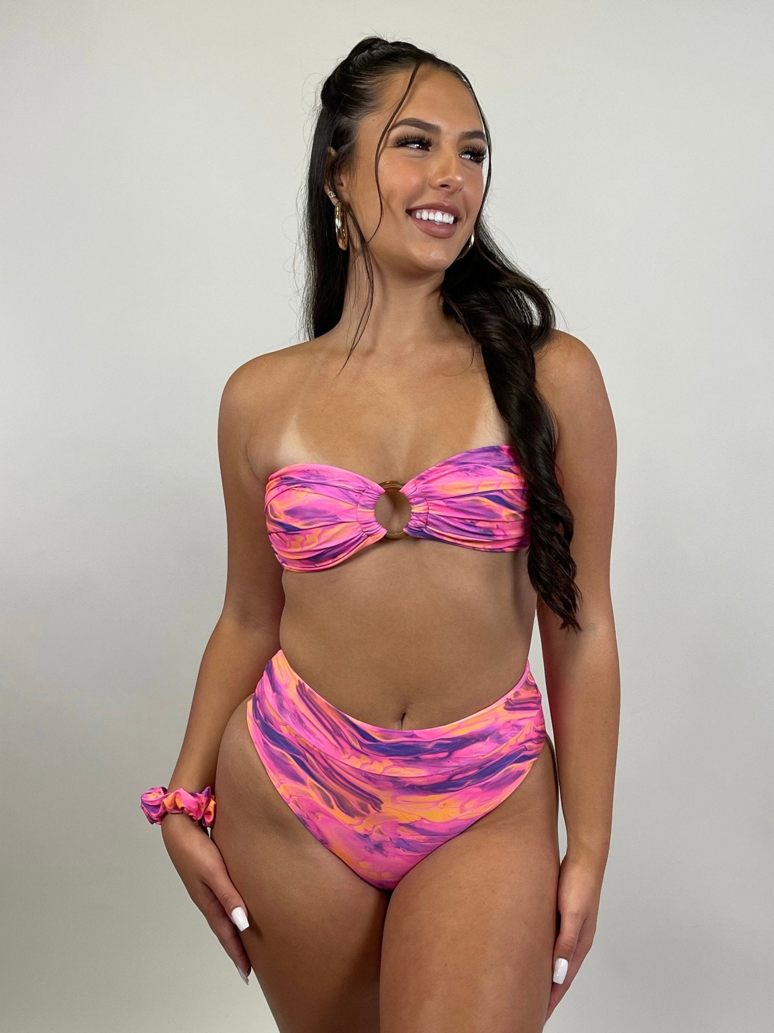 EUPHORIA BANDEAU TOP - Berry Beachy Swimwear