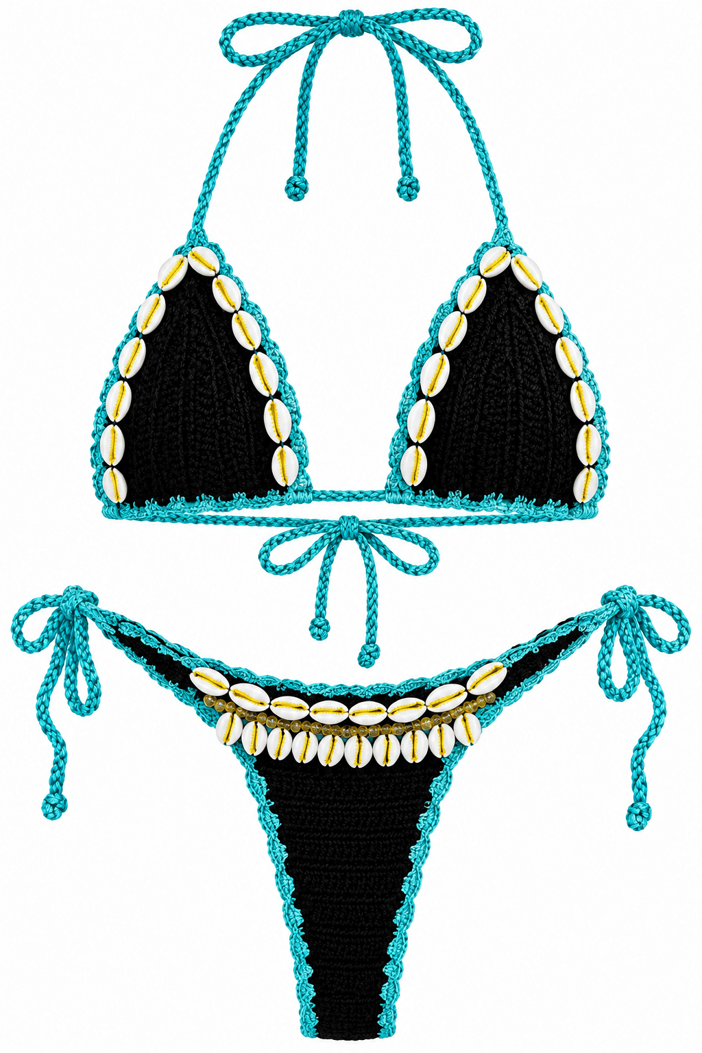 EXUMA CROCHET BIKINI SET - Berry Beachy Swimwear
