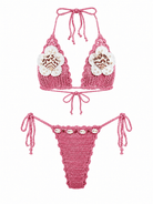 FLOR DE SIRENA- PINK SET - Berry Beachy Swimwear